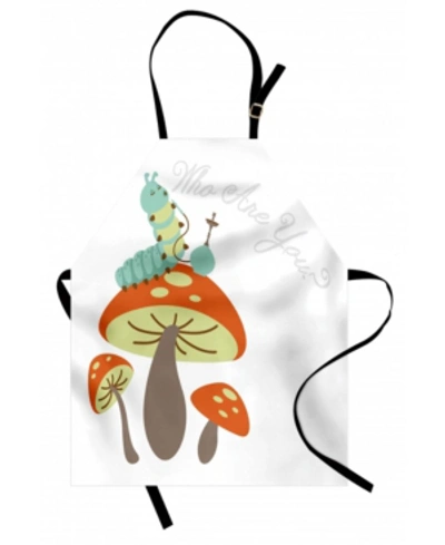 Ambesonne Alice In Wonderland Apron In Orange