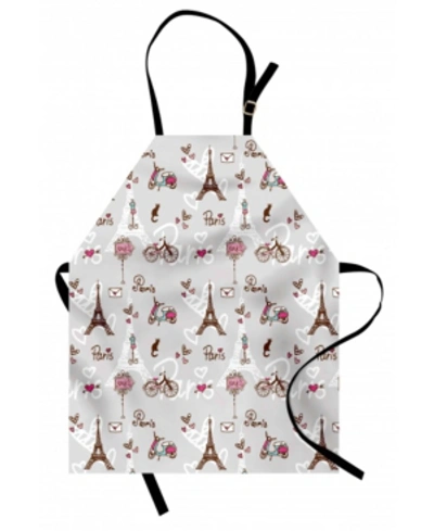 Ambesonne Paris Apron In Black