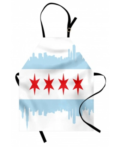Ambesonne Chicago Skyline Apron In Multi