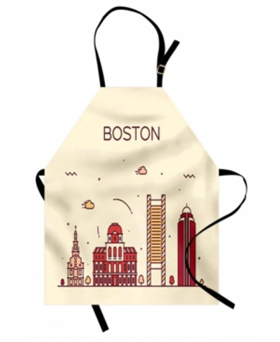 Ambesonne Boston Apron In Multi