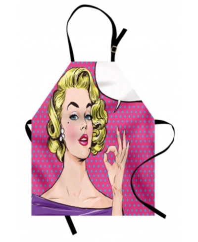 Ambesonne Vintage-like Apron In Blue
