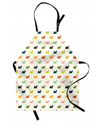 Ambesonne Scottie Dog Apron In Multi