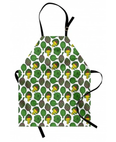 Ambesonne Artichoke Apron In Yellow