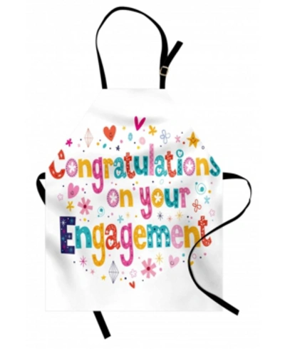 Ambesonne Engagement Party Apron In Multi