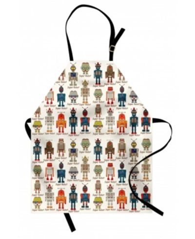 Ambesonne Robot Apron In Multi