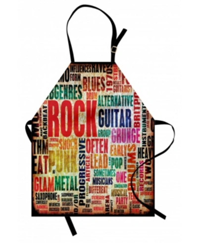 Ambesonne Music Apron In Multi