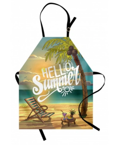 Ambesonne Hello Apron In Multi