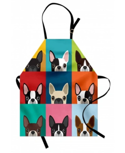 Ambesonne Boston Terrier Apron In Multi