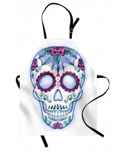 Ambesonne Sugar Skull Apron In Multi