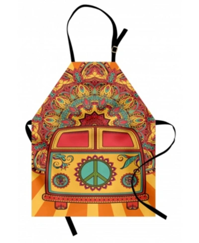 Ambesonne 70's Party Apron In Coral