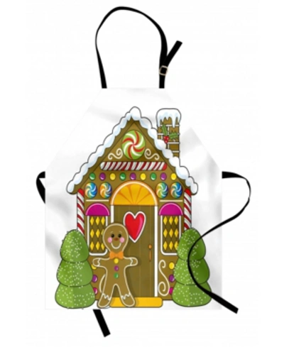 Ambesonne Gingerbread Man Apron In Multi
