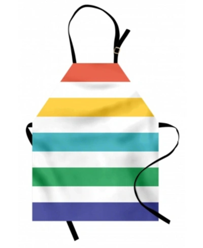 Ambesonne Striped Apron In Multi