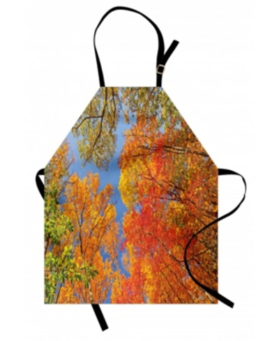 Ambesonne Leaves Apron In Yellow