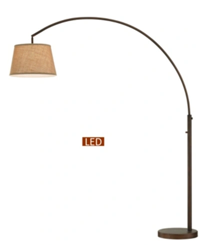 Artiva Usa Allegra Led Arch Floor Lamp With Dimmer In Bronze