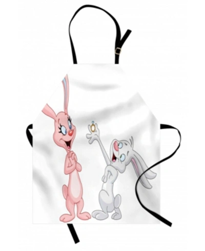 Ambesonne Engagement Party Apron In Red