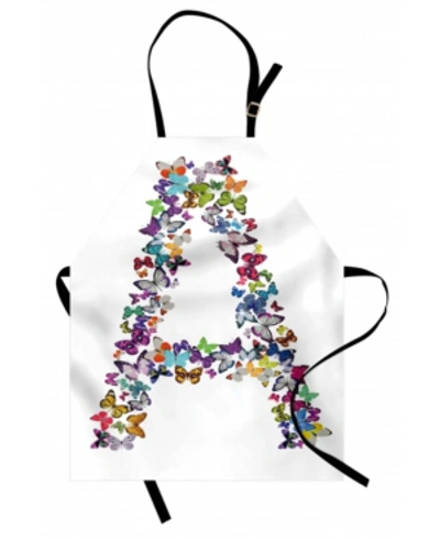 Ambesonne Letter A Apron In Orange