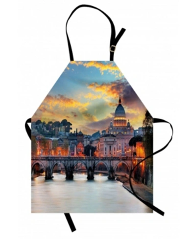 Ambesonne Italy Apron In Multi