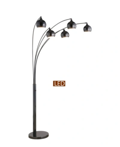 Artiva Usa Amore 86" Led Arch Floor Lamp With Dimmer In Black