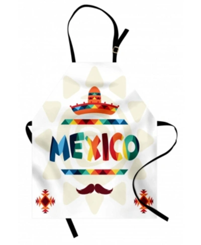 Ambesonne Mexican Apron In Blue