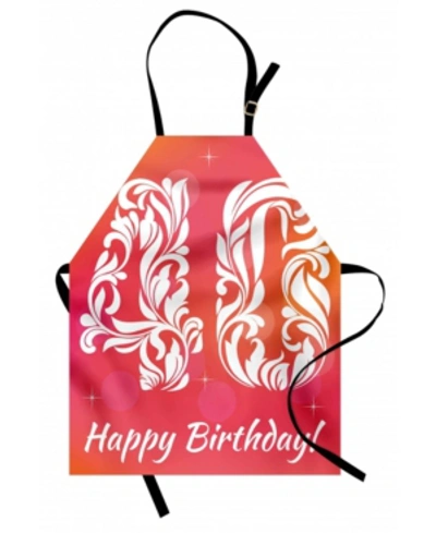 Ambesonne 40th Birthday Apron In Multi