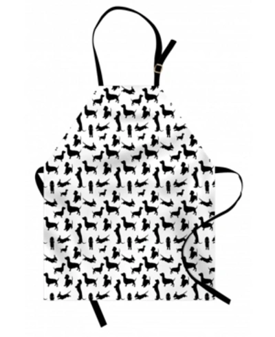 Ambesonne Dog Lover Apron In Black