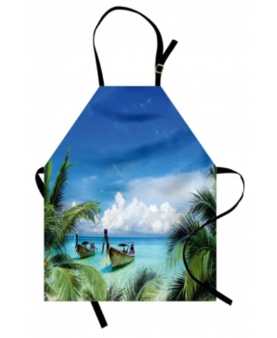 Ambesonne Travel Apron In Navy