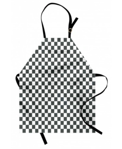 Ambesonne Checkered Apron In Multi