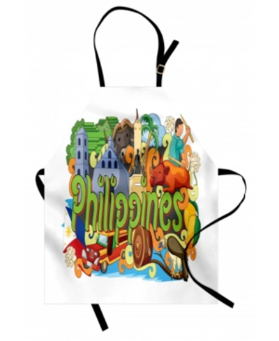 Ambesonne Philippine Apron In Multi