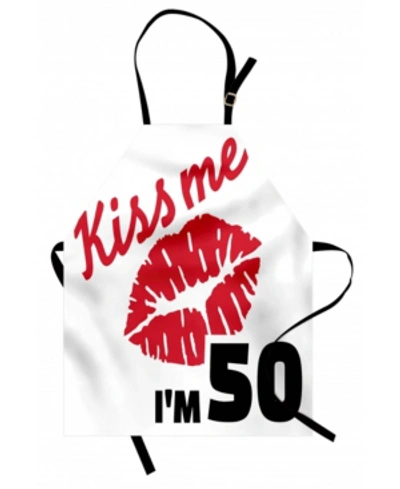 Ambesonne 50th Birthday Apron In Multi