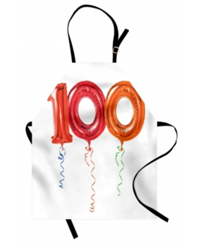 Ambesonne 100th Birthday Apron In Multi