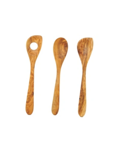 Beldinest Olive Wood Spoons, Set Of 3 In No Color