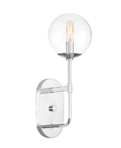 Designer's Fountain Designers Fountain Welton 1 Light Wall Sconce In Chrome
