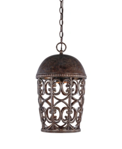 Designer's Fountain Designers Fountain Amherst Hanging Lantern In Dark Brown