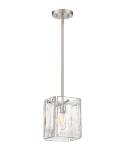 Designer's Fountain Designers Fountain Madison Square 1 Light Mini-pendant In Platinum