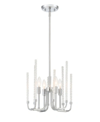 Designer's Fountain Designers Fountain Laretto 4 Light Chandelier In Chrome