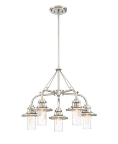 Designer's Fountain Designers Fountain Dover 5 Light Chandelier In Platinum