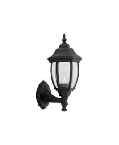 Designer's Fountain Designers Fountain Tiverton Wall Lantern In Black