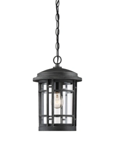 Designer's Fountain Designers Fountain Barrister 1 Light Outdoor Hanging Lantern In Pewter