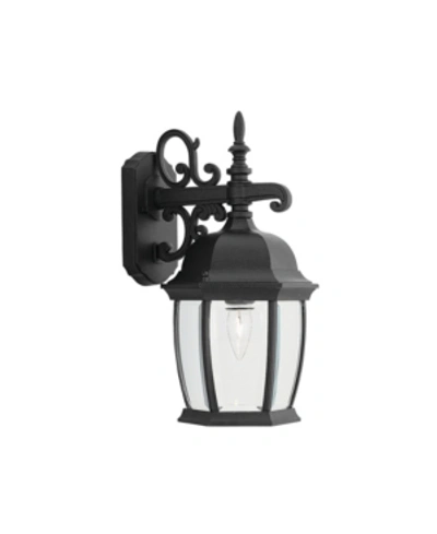 Designer's Fountain Designers Fountain Tiverton Wall Lantern In Black