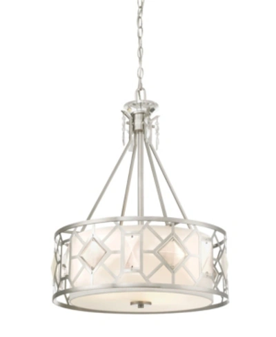 Designer's Fountain Designers Fountain Brentwood 3 Light Pendant In Platinum