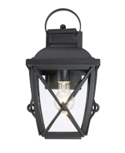 Designer's Fountain Designers Fountain Belmont 1 Light Outdoor Wall Lantern In Black