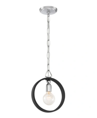 Designer's Fountain Designers Fountain Huxton 1 Light Mini-pendant In Black