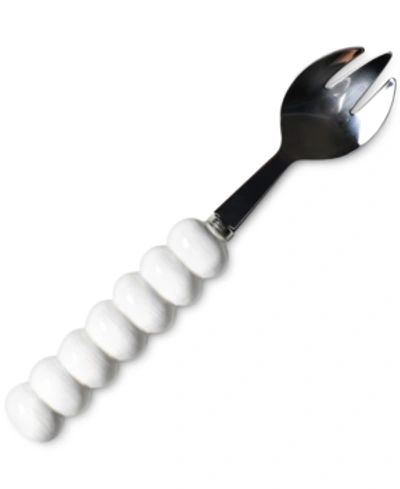 Coton Colors By Laura Johnson Signature White Knob Serving Spoon
