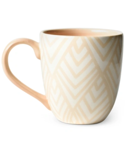 Coton Colors By Laura Johnson Blush Layered Diamond Mug In Pink