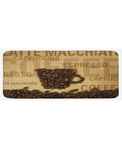 Ambesonne Coffee Kitchen Mat In Multi