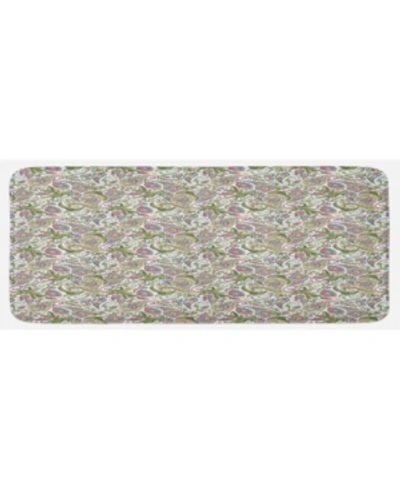 Ambesonne Paisley Kitchen Mat In Multi