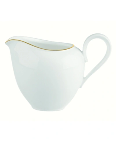Villeroy & Boch Anmut Gold Creamer In Ivory