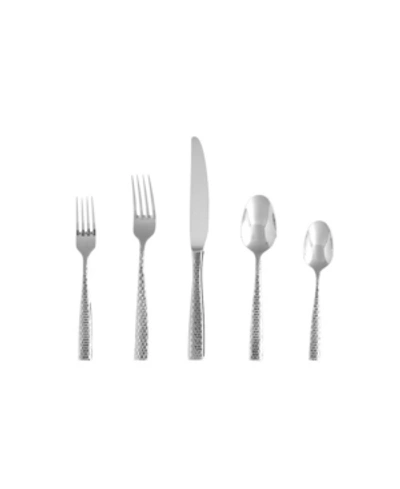 Fortessa Lucca Faceted 5pc Place Setting In Stainless Steel