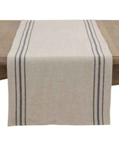 Saro Lifestyle Addison Simply Striped Runner In Natural