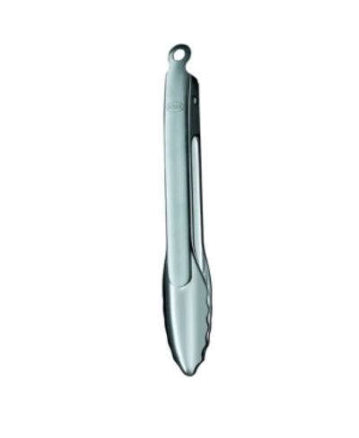 Rosle Role 9" Locking Tongs In Silver